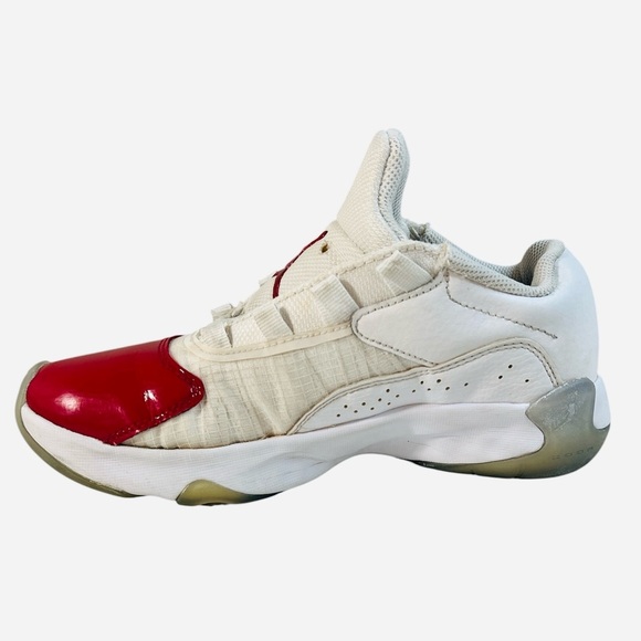 Nike Air Jordan 11 CMFT Low White Gym Red Basketball Shoes, Size Youth 4.5 - Picture 4 of 8
